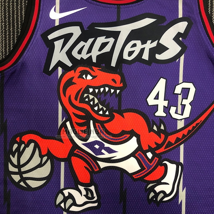 Maglia
 Pascal Siakam NO 43 Toronto Raptors Classic Edition Viola
